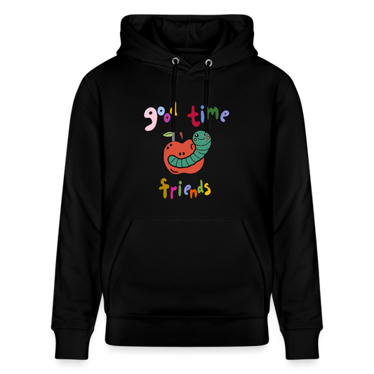 LOGO Unisex Organic Hoodie - black