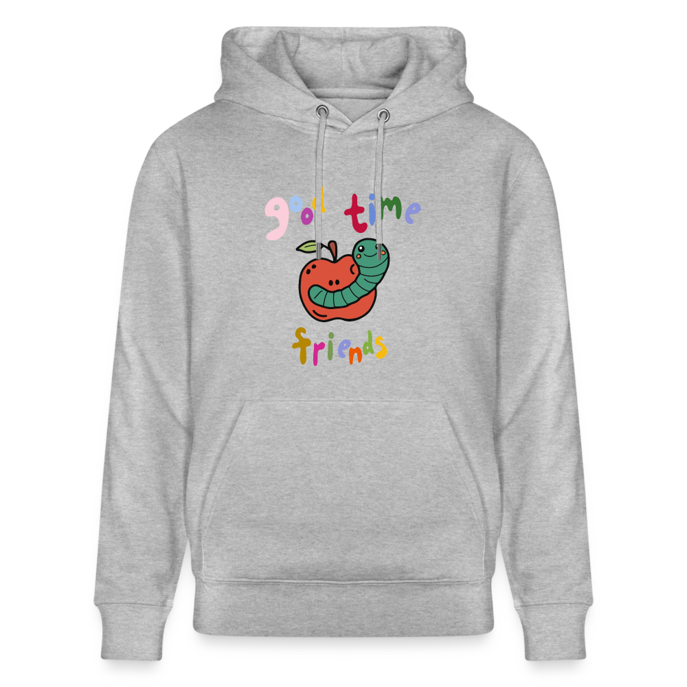 LOGO Unisex Organic Hoodie - heather grey